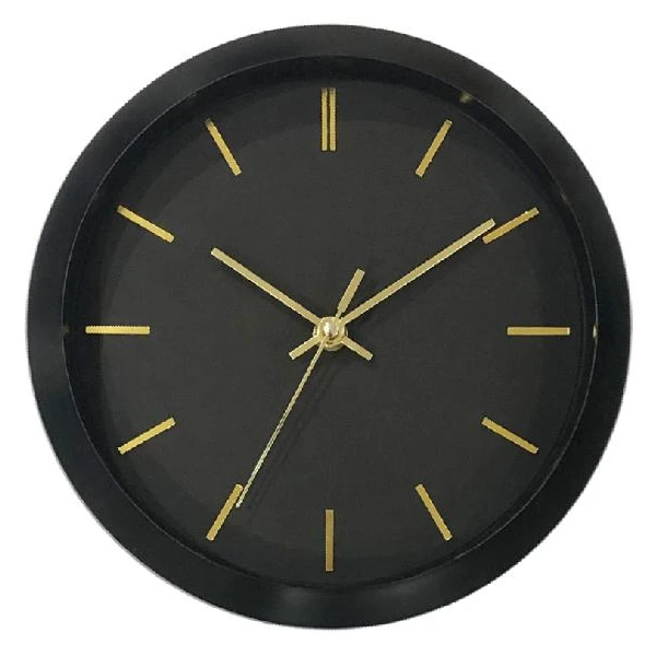 AS-ZEGAR ŚCIENNY 25CM CZARNY