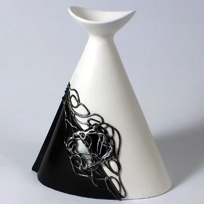 CER-WAZON SZEROKI DUŻY *DECOR CZARNY* C-389DCZ