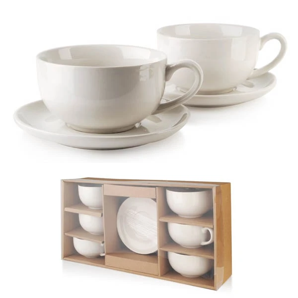 MON-KPL.6 FILIŻANEK ZE SPODKAMI 250ML 9447