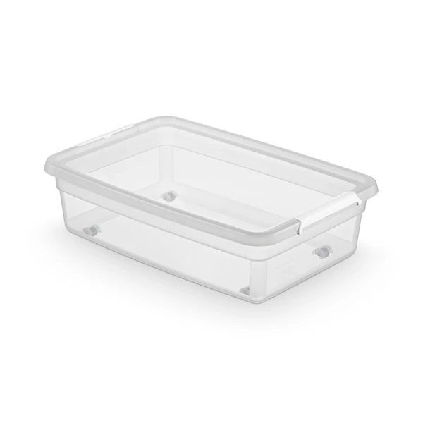 POJEMNIK *BASESTORE* Z KLIPSAMI NA KÓŁKACH 29L Z/P 2712