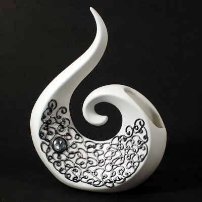 CERKAM-STROIK WIOLONCZELA ŚREDNIA *DECOR SREBRO*C-232DS