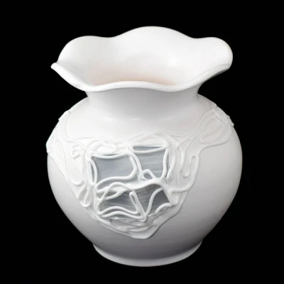 CER-WAZON GRUBY KWIAT *WITRAŻ-BIAŁY* C-057W