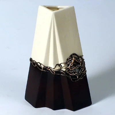 CER-WAZON WACHLARZ MAŁY *DECOR 1/2 BRĄZ* C-433DBR