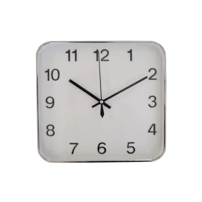 FENIKS-ZEGAR ŚCIENNY 29CM *TIMO 48* SREBRNY