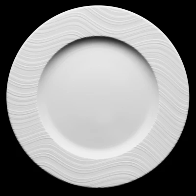 LUB-TALERZ PŁYTKI 305 RIVER 000W GŁADKI