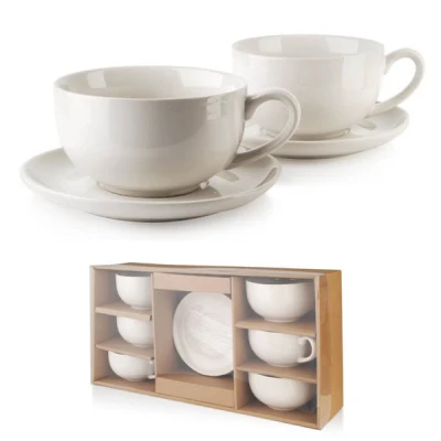 MON-KPL.6 FILIŻANEK ZE SPODKAMI 250ML 9447