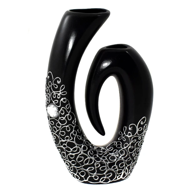 CER-WAZON CYFRA 6 *DEKOR SREBRO-CZARNY* C-229SC