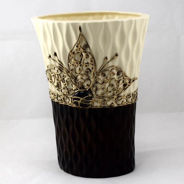 CER-WAZON KARBOWANY DUŻY 1/2VENGE/BRĄZ C-721-1/2V/BR