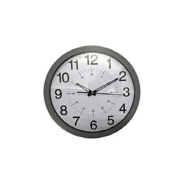 FENIKS-ZEGAR ŚCIENNY 35CM *TIMO 72* SZARY