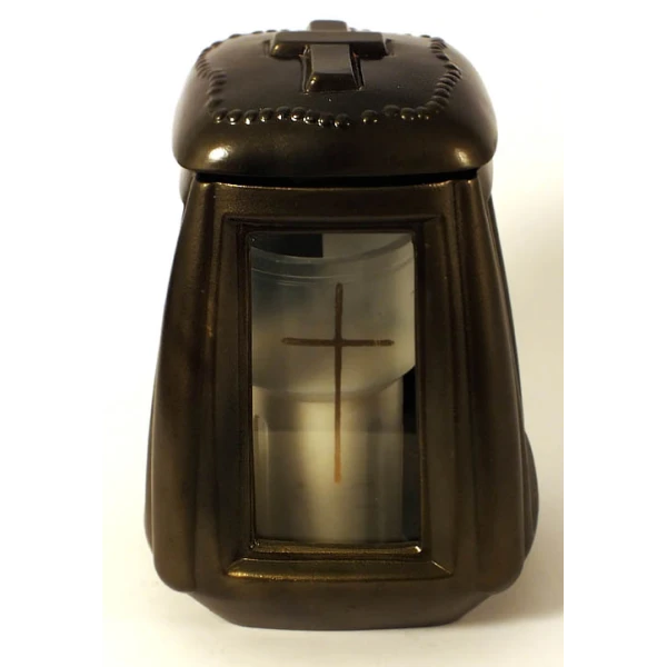 JAWO-LAMPION CERAMICZNY KRZYŻ+WKLAD