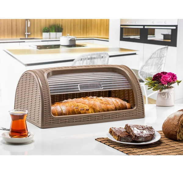 KATEX-CHLEBAK *RATTAN* 417X269X181MM *BRĄZ*