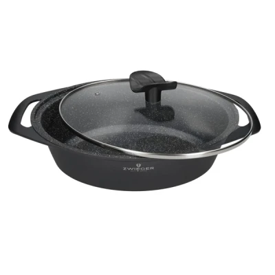 ZWIEGER-BRYTFANNA OWAL CZARNA ZP 33CM/4,4L *FORTE*