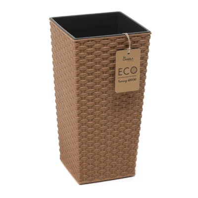 LAM-DONICZKA *FINEZJA ECO RATAN* 250X250 NATURALNE DREWNO