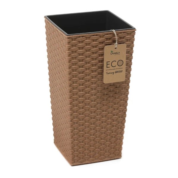 LAM-DONICZKA *FINEZJA ECO RATAN* 250X250 NATURALNE DREWNO