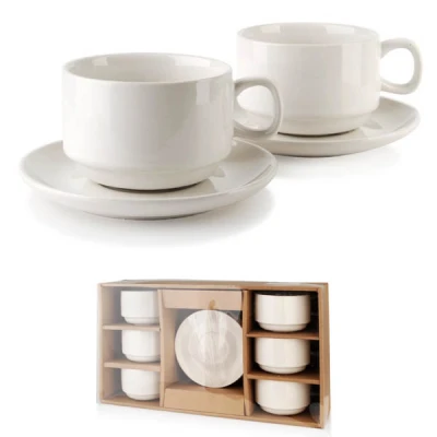 MON-KPL.6 FILIŻANEK ZE SPODKAMI 200ML 9454