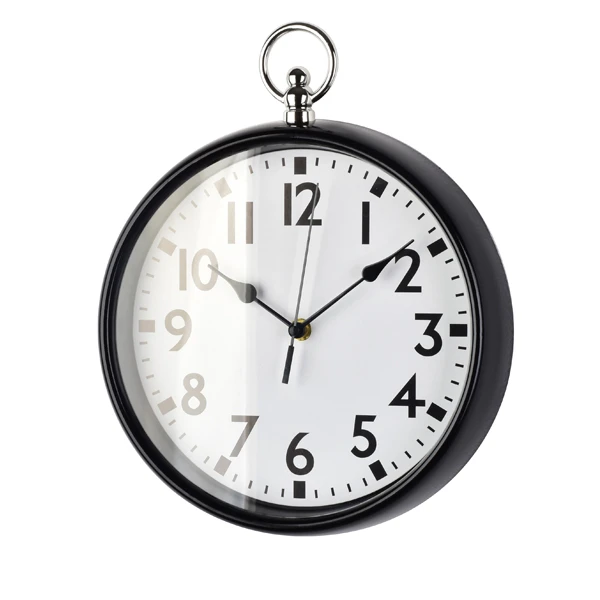 MON-ZEGAR OKRĄGŁY CZARNY 30CM  8339