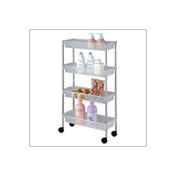 MX3058-REGAŁ NIERDZ. NA KÓŁKACH 4 PÓŁKOWY