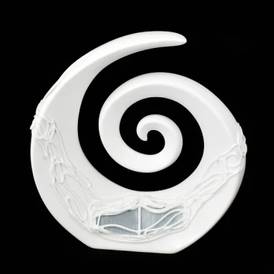 CER-STROIK SPIRALA DUŻA *DEKOR WITRAŻ-BIAŁY* C-231W
