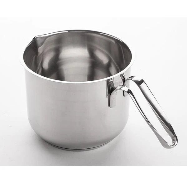 SSW-GARNEK Z RĄCZKĄ NIERDZ. DO MLEKA 14CM *INDUCTION* 443014