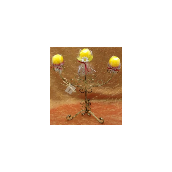 ŚWIECZNIK "3"+ŚWIECZKI 10-0480