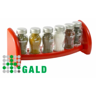 GALD-PÓŁKA STOJ/WISZ. 6 *S* CHROM CZERWONY