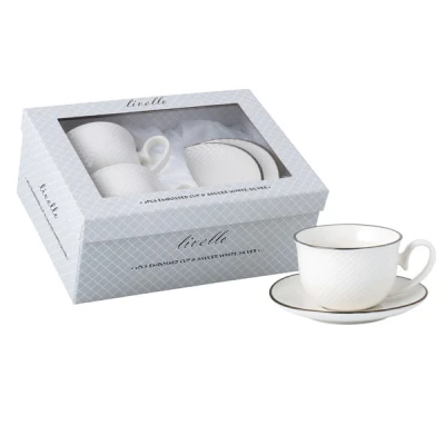 TOM-KPL. FILIŻANEK+SPODEK 2+2 250ML CR2-34