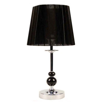 TOM-LAMPKA NOCNA 41,5CM CZARNE KULKI/CZARNY ABAŻUR  LC01