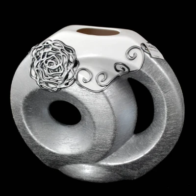 CER-WAZON HIPNOTYK *DECOR 1/2 RÓŻA BIALY* C-854-1/2R