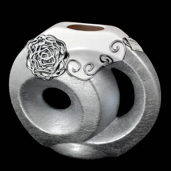 CER-WAZON HIPNOTYK *DECOR 1/2 RÓŻA BIALY* C-854-1/2R