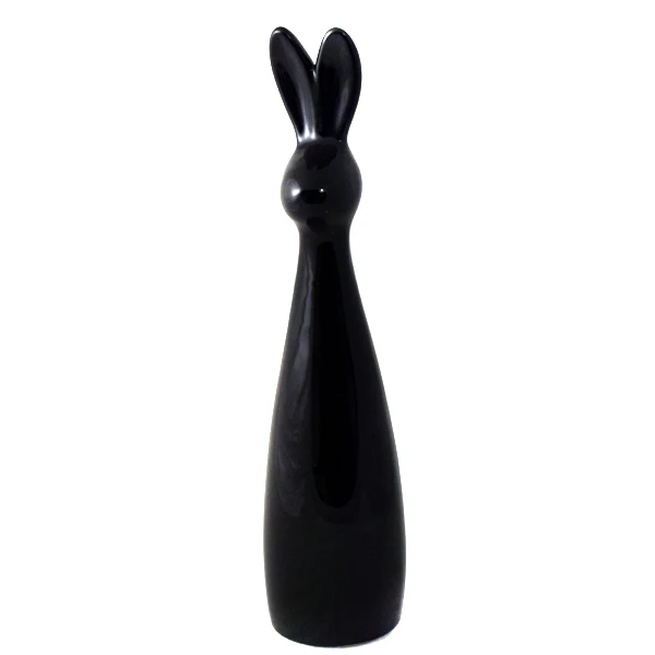 CRK-ZAJĄC SMUKŁY DUŻY *SZKLIWO CZARNE* C-833SZK