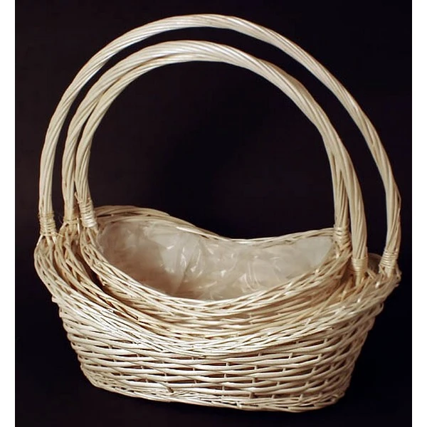 DM- KPL.3-KOSZYKI WIKLINOWE BIAŁE ZX9194S/3