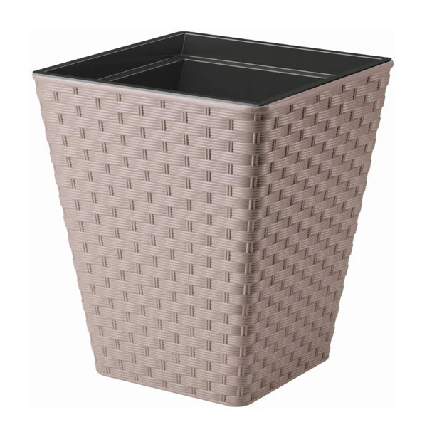 DONICA RATTANA KWADRAT 30 SZARO-BEŻOWA+ WKŁAD