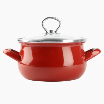 RYB-GARNEK EMALIOWANY OKUWANY 16 Z/P 1,9L CZERWONY HELENA