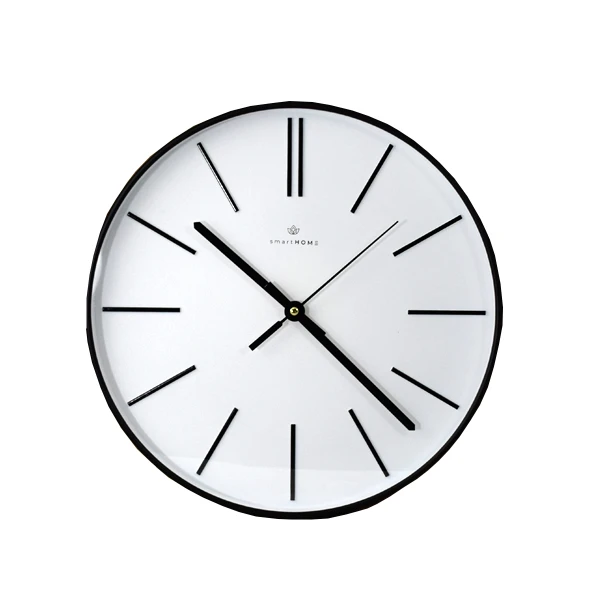 AS-ZEGAR 35CM BIAŁA TARCZA/CZARNY