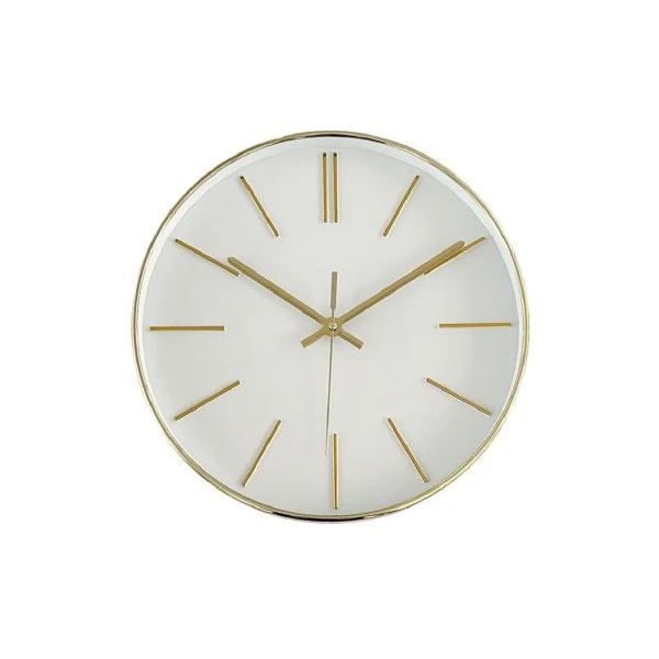 AS-ZEGAR 35CM BIAŁA TARCZA/ZŁOTY