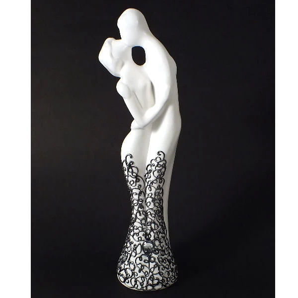 CERKAM-AKT II PARA CAŁUJĄCA WYSOKA DUŻA SREBRO C-425DS