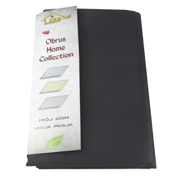 CORAL-OBRUS 140*180 GASTRO - SREBRNY SATYNA