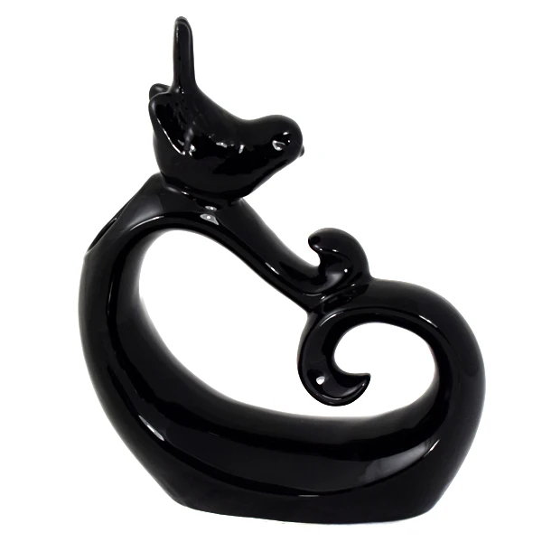 CER-STROIK Z PTAKIEM *SZKLIWO CZARNE* C-544SZK