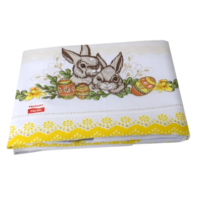 ROD-OBRUS 140X180 *WIELKANOC* ŻÓŁTY