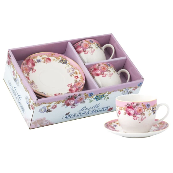 TOM-KPL. FILIŻANEK+SPODEK 2+2 250ML CR2-48