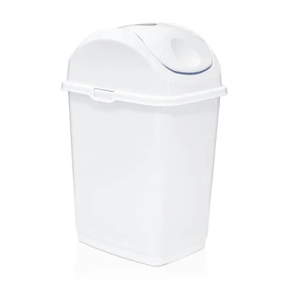 KAT-KOSZ NA ŚMIECI UCHYLNY *SLIM* 35L BIAŁY