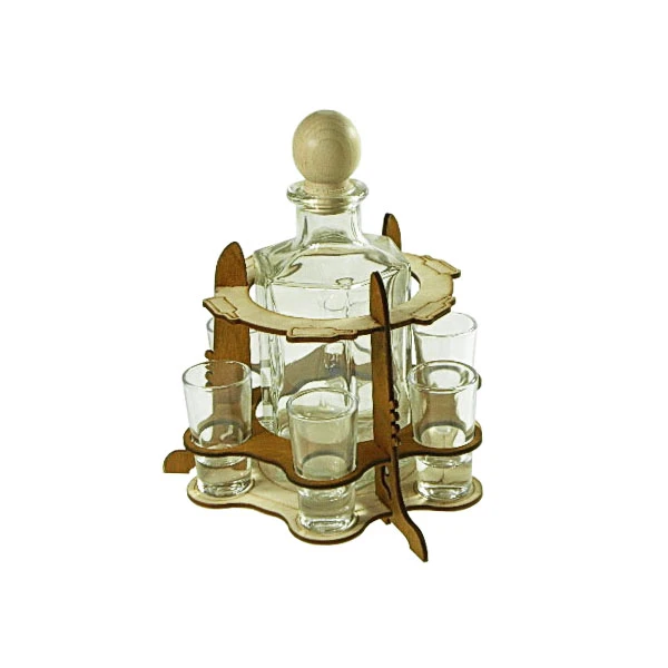 AN-KPL. KARAFKA + 6 KIEL. *OKRĄGŁA* 517