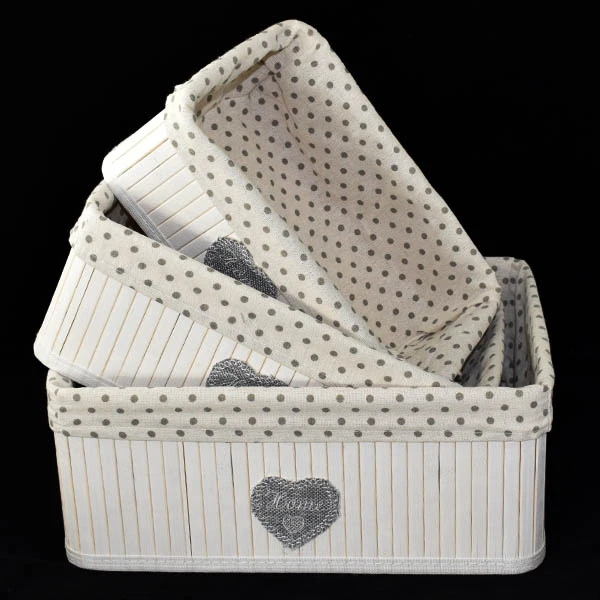 DM-KPL. 3-KOSZYKÓW Z BAMBUSA BIAŁE 17734