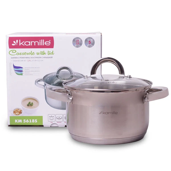 GARNEK 2,9L 18CM Z/P NIERDZEWNY 5618S