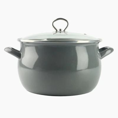 RYB-GARNEK EMALIOWANY OKUWANY 18 Z/P 3L SZARY HELENA