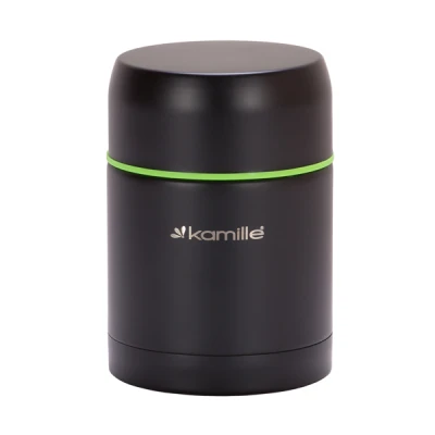 TERMOS OBIADOWY 500ML NIERDZEWNY CZARNY 2092