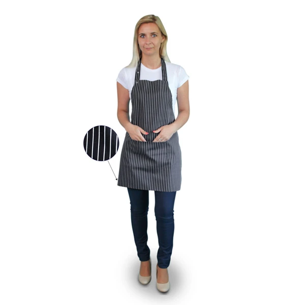 ZAPASKA *OLA* BAWEŁNA PASEK SZARY  *L*