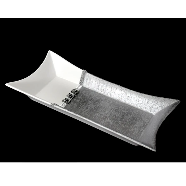 CER-TACKA ROGI MAŁA *DEKOR AKSAMIT* C-371AK