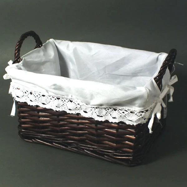 MON-KOSZ WIKLINOWY Z USZAMI 42X33X27 BRĄZ 1265