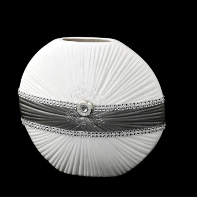 CER-WAZON SŁOŃCE MALY *DEKOR PASEK-BIAŁY* C-533P